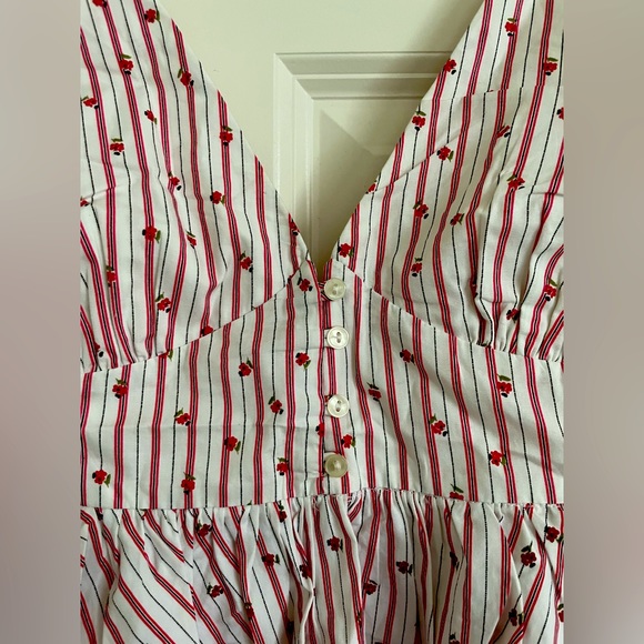 Zara Striped Peplum Top - Picture 2 of 2